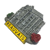 Beauvais France Fridge Magnet 3D Resin