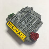 Beauvais France Fridge Magnet 3D Resin