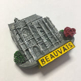 Beauvais France Fridge Magnet 3D Resin