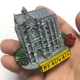 Beauvais France Fridge Magnet 3D Resin