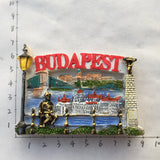 Budapest Hungary Fridge Magnet 3D Resin