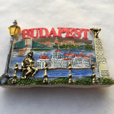 Budapest Hungary Fridge Magnet 3D Resin