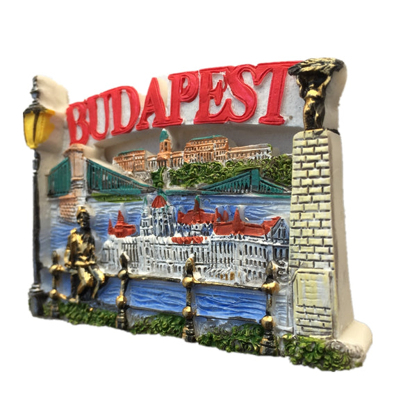 Budapest Hungary Fridge Magnet 3D Resin