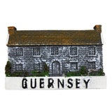 Guernsey England UK Fridge Magnet 3D Resin