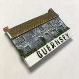 Guernsey England UK Fridge Magnet 3D Resin