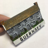 Guernsey England UK Fridge Magnet 3D Resin