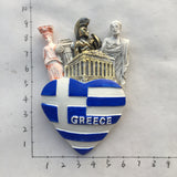 Athens Greece Fridge Magnet 3D Resin