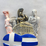 Athens Greece Fridge Magnet 3D Resin