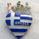 Athens Greece Fridge Magnet 3D Resin