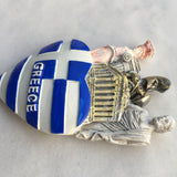 Athens Greece Fridge Magnet 3D Resin