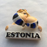 Sexy Girl Estonia Fridge Magnet 3D Resin