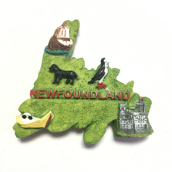 Newfoundland Canada Fridge Magnet 3D Resin