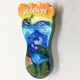 Maldives Fridge Magnet 3D Resin