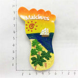 Maldives Fridge Magnet 3D Resin