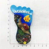 Maldives Fridge Magnet 3D Resin