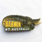 Crocodile Darwin Australia Fridge Magnet 3D Resin