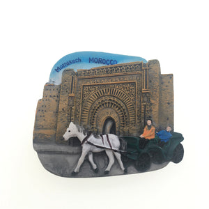 Marrakech Morocco Fridge Magnet 3D Resin