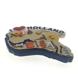 Map Holland Netherlands Fridge Magnet 3D Resin