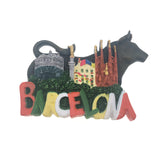 Barcelona Bullfight Spain Fridge Magnet 3D Resin