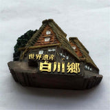 Shirakawago Japan Fridge Magnet 3D Resin