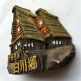 Shirakawago Japan Fridge Magnet 3D Resin