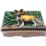 Hokkaido Fox Japan Fridge Magnet 3D Resin