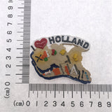 Map Holland Netherlands Fridge Magnet 3D Resin