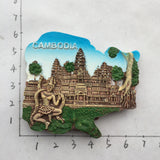 Angkor Wat Cambodia Fridge Magnet 3D Resin