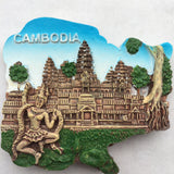 Angkor Wat Cambodia Fridge Magnet 3D Resin