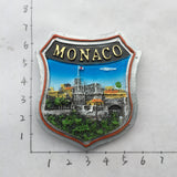 Monaco Fridge Magnet 3D Resin