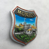 Monaco Fridge Magnet 3D Resin