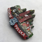 Krakow Poland Fridge Magnet 3D Resin