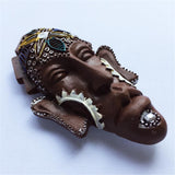 Indigenous Mask Indonesia Fridge Magnet 3D Resin