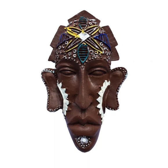 Indigenous Mask Indonesia Fridge Magnet 3D Resin