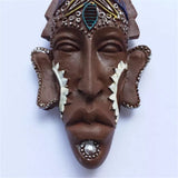 Indigenous Mask Indonesia Fridge Magnet 3D Resin