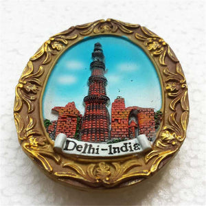 New Delhi India Fridge Magnet 3D Resin