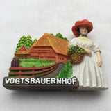 Vogtsbauernhof Schwarzwald Germany Fridge Magnet 3D Resin