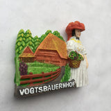 Vogtsbauernhof Schwarzwald Germany Fridge Magnet 3D Resin