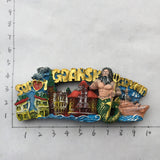 Dansk Gdynia Poland Fridge Magnet 3D Resin