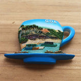 Goa India Fridge Magnet 3D Resin