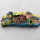 Dansk Gdynia Poland Fridge Magnet 3D Resin