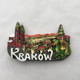 Krakow Poland Fridge Magnet 3D Resin