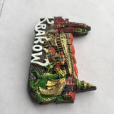 Krakow Poland Fridge Magnet 3D Resin