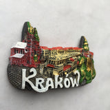 Krakow Poland Fridge Magnet 3D Resin