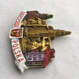 Warsaw Poland Fridge Magnet 3D Resin