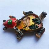 Turtle Maldives Fridge Magnet 3D Resin