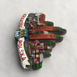 Krakow Poland Fridge Magnet 3D Resin