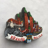 Krakow Poland Fridge Magnet 3D Resin