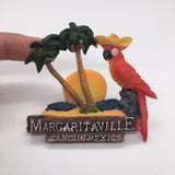 Cancan Macaw Mexico Fridge Magnet 3D Resin