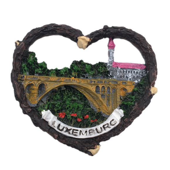 Luxembourg Fridge Magnet 3D Resin